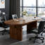 160cm Solid Wood Oval Conference Table