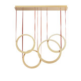 Binstead 4 - Light Dimmable LED Geometric Chandelier