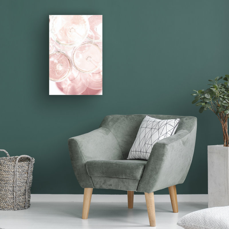 «Champagne Tower 4», reproduction sur toile, H 19 po x l 12 po x P 2 po