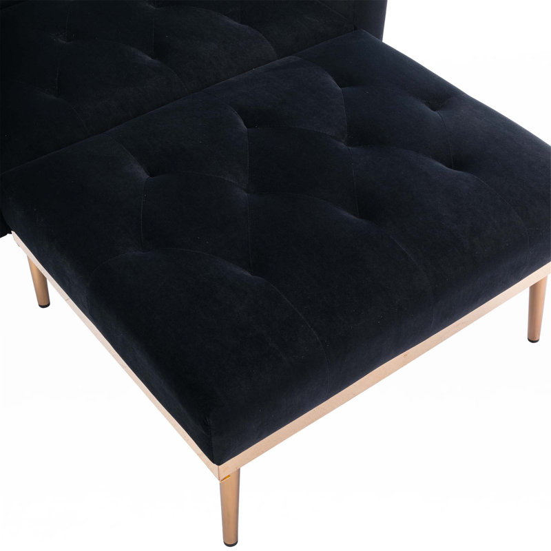 Chaise d'appoint, Velours noir