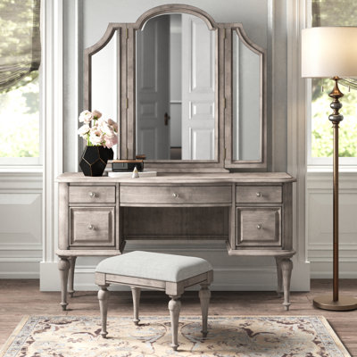 Coiffeuse avec miroir Aubreyella