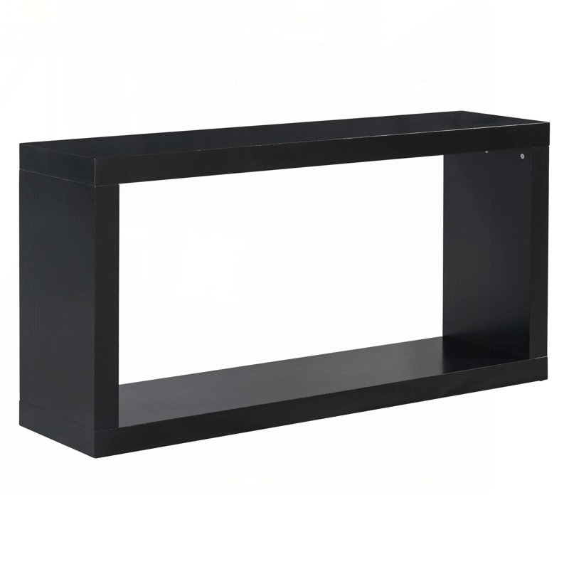 Wood Console Table, Black