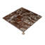 Carreau de mosaïque carré en porcelaine carrée de 12 po x 12 po Regalia-123153459