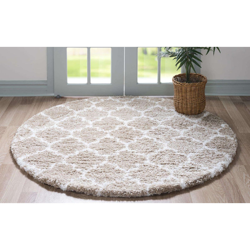 Walsenburg Oriental Indoor Rug, Round 5'