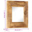 Charest Wood Flat Wall Mirror