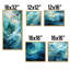 Clari - ensemble de 5 reproductions de toiles abstraites-103334503