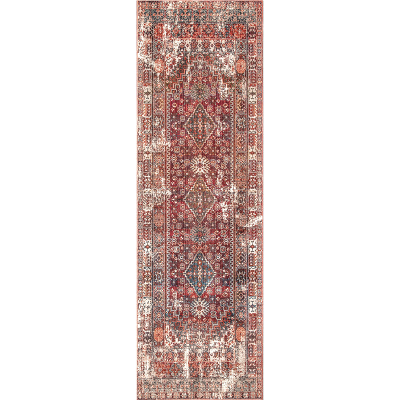Osco Southwestern Rust Area Rug, Runner 2'6" x 6'