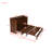 Solid Wood Murphy Bed Cabinet with Charging Station and Storage Drawer-61659148-61659146