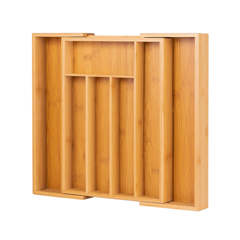 Bamboo Rectangle Cutlery Tray
