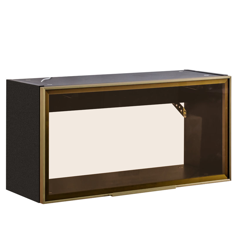 Armoire de rangement murale à grande capacité pour support à épices, garde-manger suspendu noir avec porte rabattable, pour la cuisine, la salle à manger toutes les occasions
