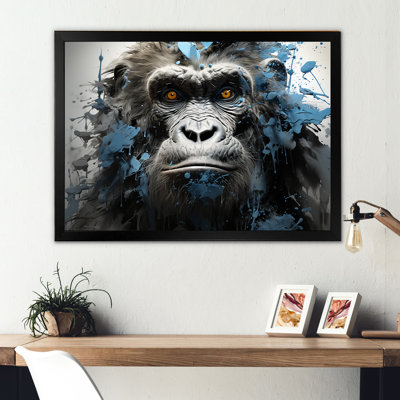 Graffiti noir sur toile