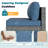 4-Person Outdoor Patio Set Seating Group with Cushions-328451612-328451615