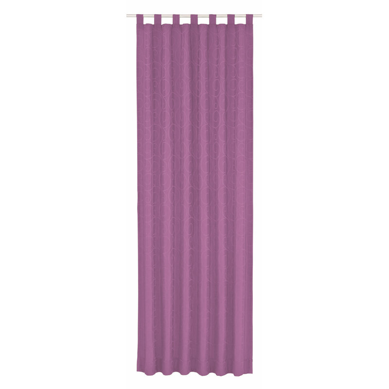 Coursey Room Darkening Curtain Single Panel, Purple, 132cm Width x 245cm Drop