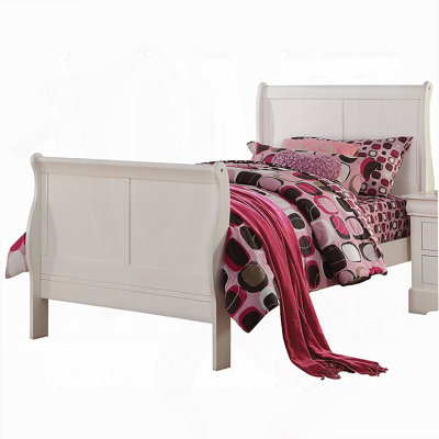 Louis Philippe III White Finish Full Bed