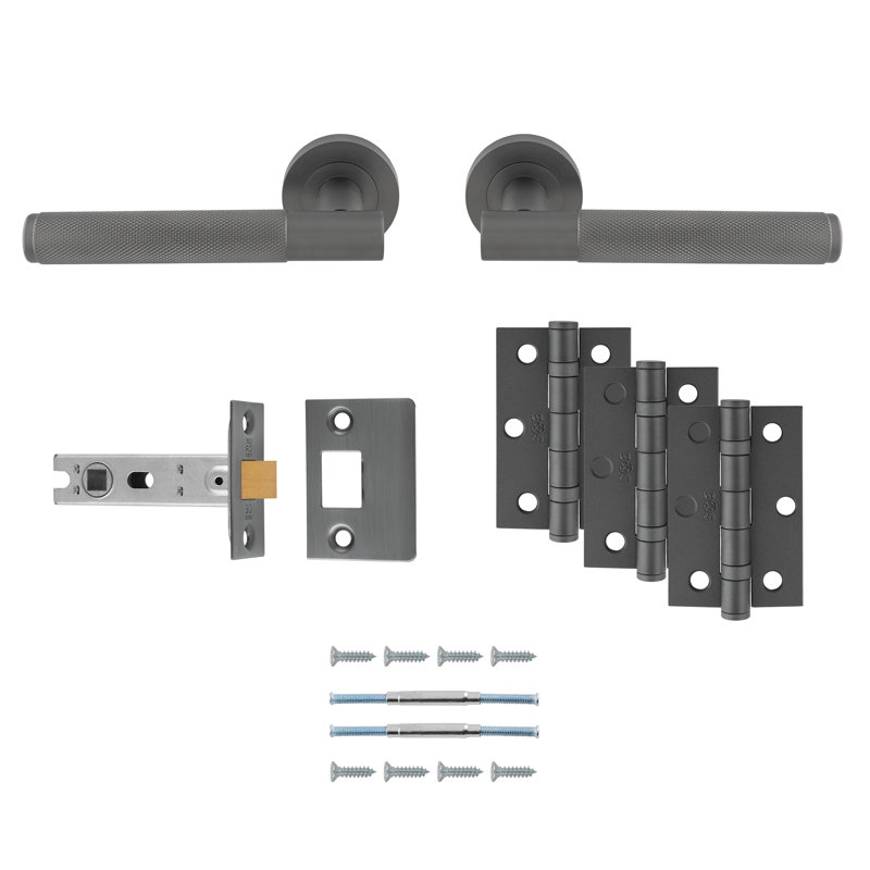 Lagos Door Handle, Anthracite
