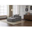 Chaise longue rembourrée en velours côtelé Modern-117430049