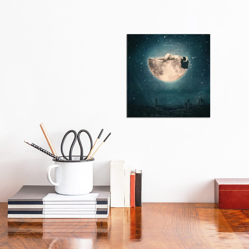 Moon Reverie by Paula Belle Flores - Wrapped Canvas Print, 30.48 cm H x 30.48 cm W
