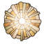 13" Wide Delta Jadestone Pendant