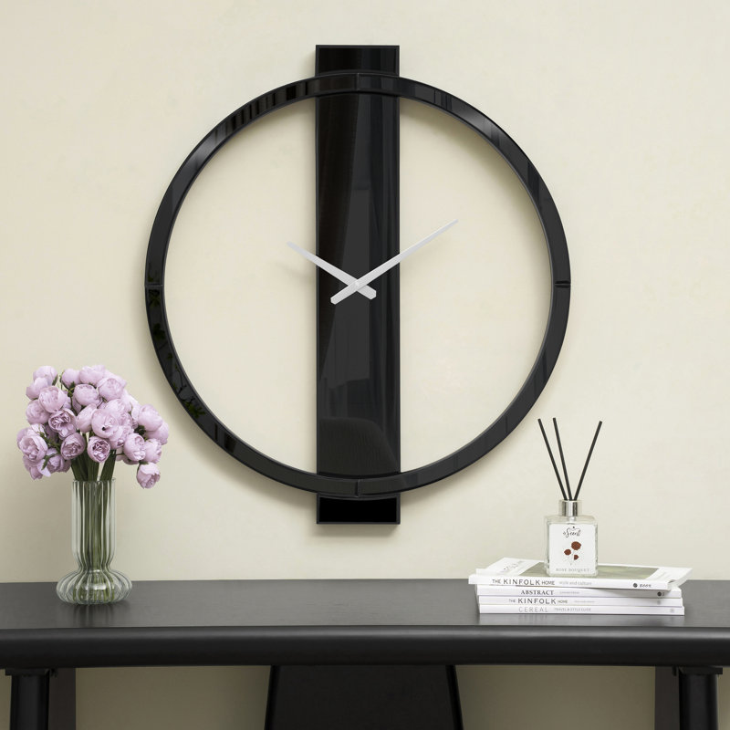 Glass Wall Clock
