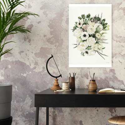 Bouquet de fleurs blanches printanières