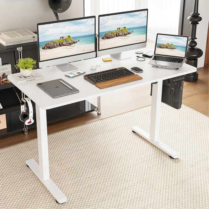 Bureau de travail électrique à hauteur réglable