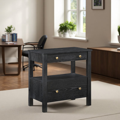 Table de chevet 2 tiroirs