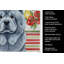 Blue Chow Chow Vegetables Kitchen Towel-322069515