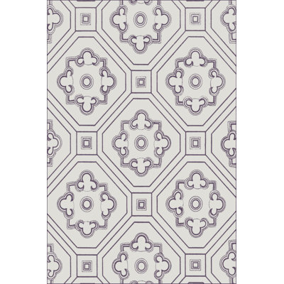 Pattern In Plum IV - Wrapped Canvas Print