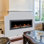 Foyer électrique intelligent 58 "ZEF58V de Latitude Liedeer Homes | Fixation murale et encastrée ultra-mince | Multi-flammes HD, bûches respirantes, contrôle des applications