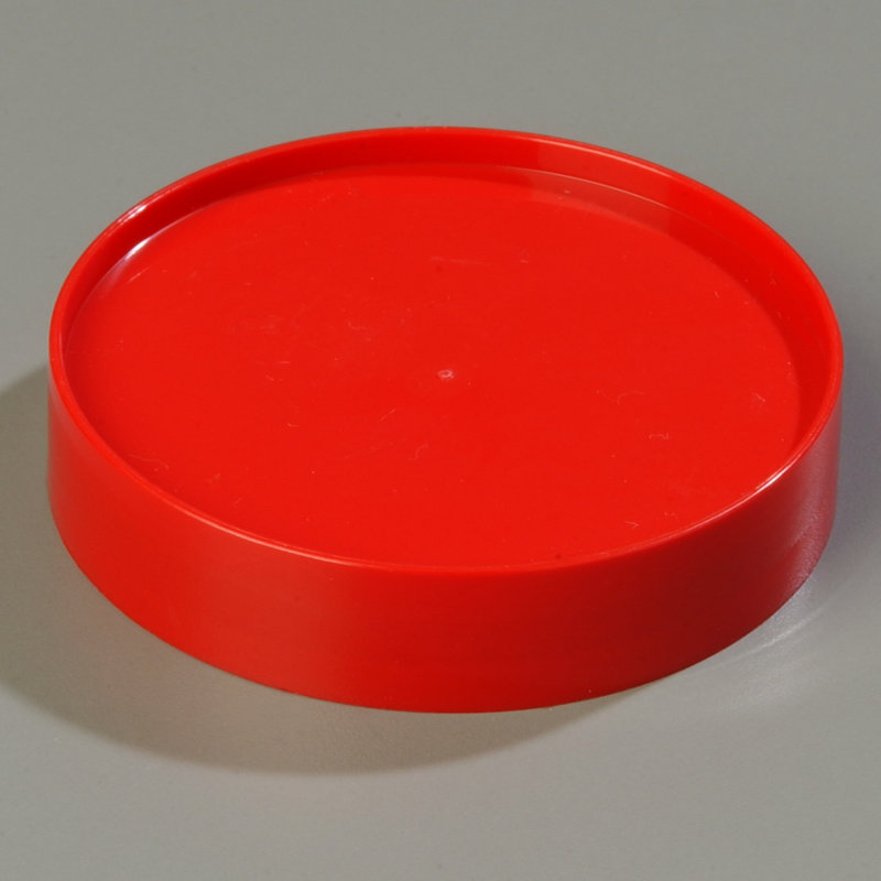 Carlisle Food Service Products Stor N' Pour® Circle Plastic Food Storage Container, Red