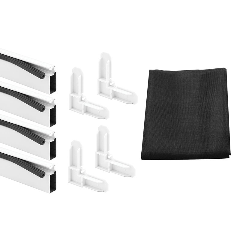 Prime-Line Screen Frame Kit, Aluminum (1 Kit), 3" H x 3.75" W x 40.5" D, Bronze