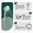 Adjustable 8" High Pressure Dual Shower Head with 9-Spray Handheld Shower-119478408