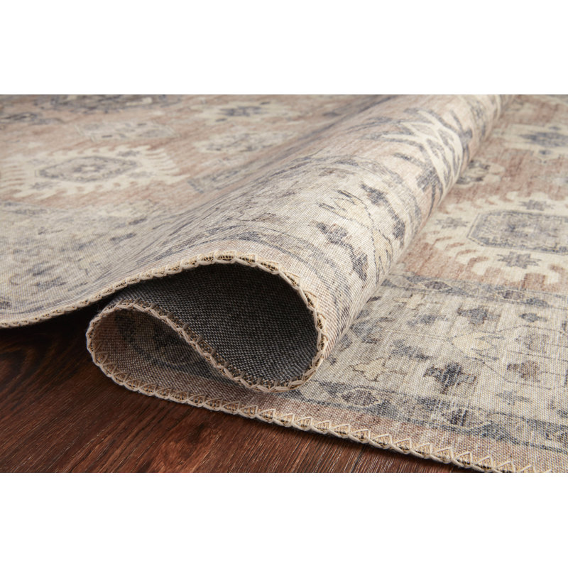 Tapis oriental gris / Java Claribel, Rectangle 2 pi 3 po x 3 pi 9 po