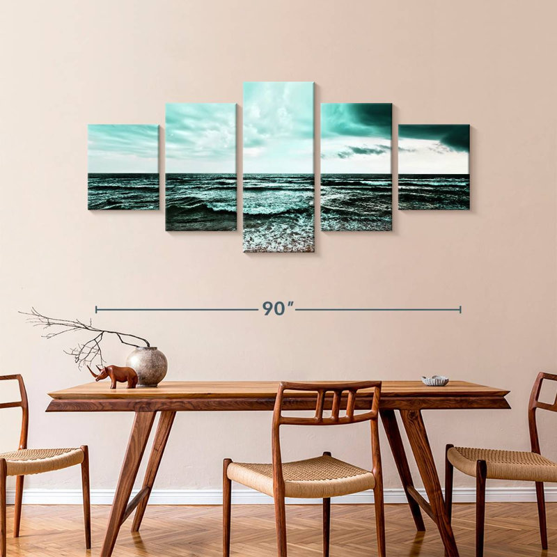 Sky And Sea, 42" H x 92" W