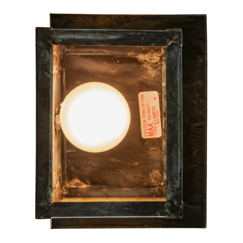 Hyde Park - Light Outdoor Bulkhead Light, 8"H x 8" W x 5.75" D