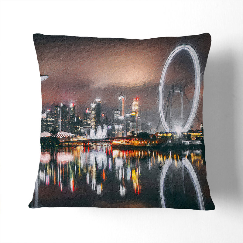 Square Cushion, 55cm H x 55cm W x 20cm D