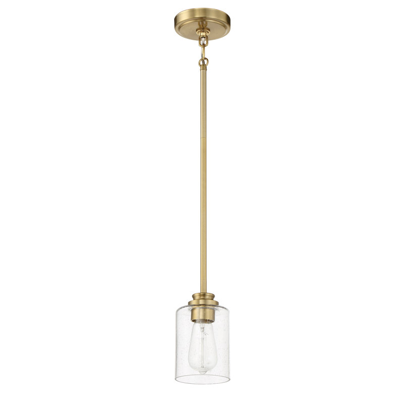 Luminaire suspendu cylindrique à 1 lumière Saguenay