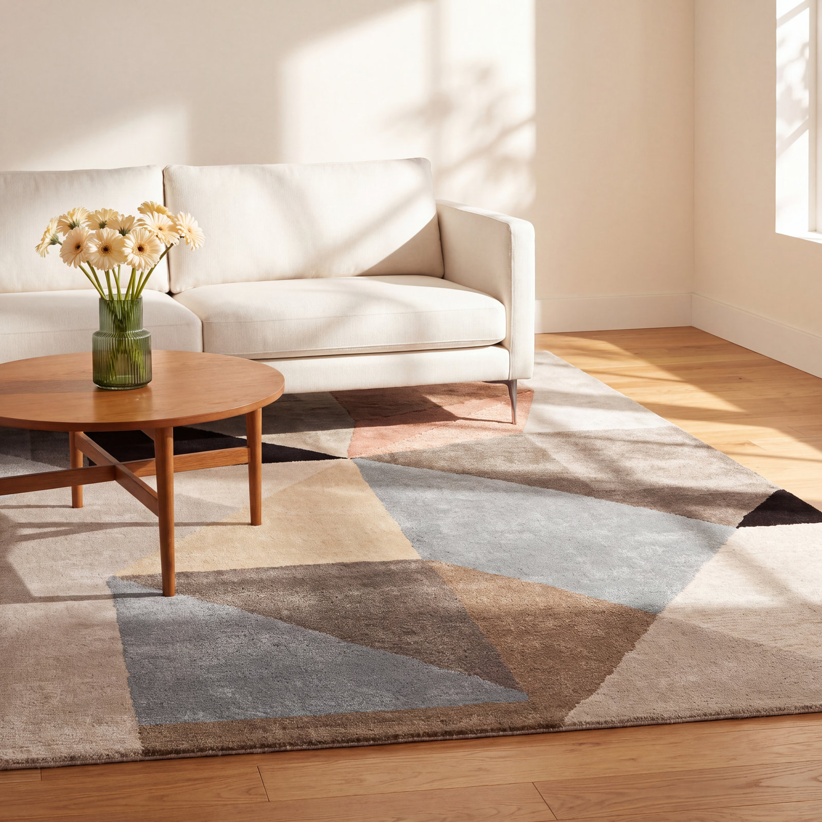 Ruben Black Tuscany Hand-Tufted Geometric Rug, Rectangle 8'10" x 12'9"
