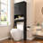Cozy Design Over The Toilet Storage with Doors And Open Shelves-103237401-135574065