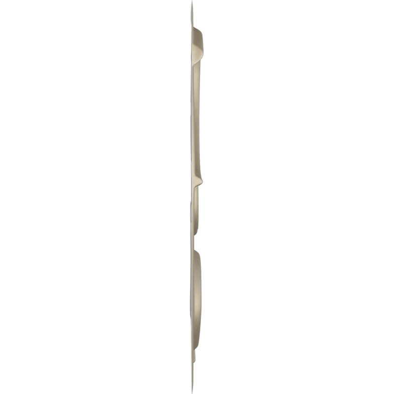Panneau mural décoratif 3D Felix EnduraWall l 19 5/8 po x H 19 5/8 po, argent métallique métallique (couvre 2,67 pieds carrés)