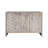 Farmhouse 3-Door Wooden Accent Cabinet, Multifunctional Storage Sideboard Buffet for Living Room, Kitchen & Entryway, Natural Wood Wash