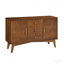 Buffet 47,3 po Mid-Century, 3 tiroirs, 2 portes pour le rangement - Standard