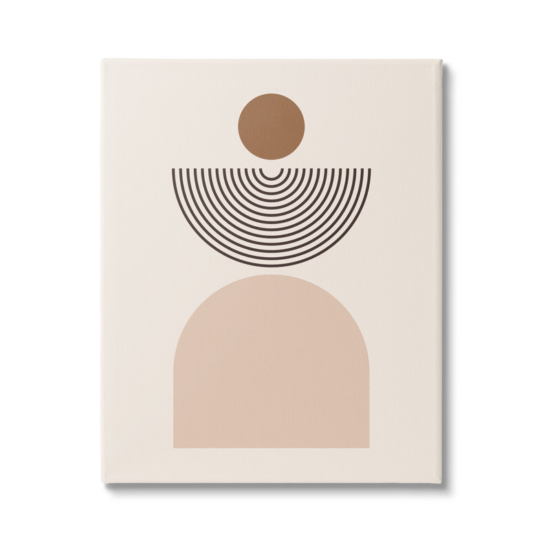 Formes géométriques arquées sur bois, H 40 po x l 30 po x P 1,5 po