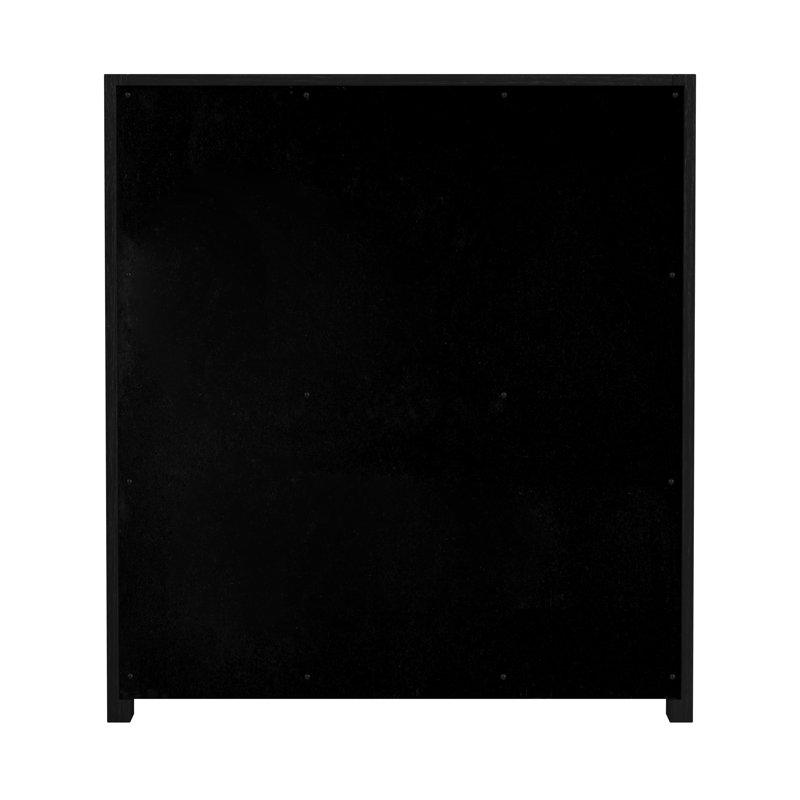 Lark 3 Drawer Nightstand, Black