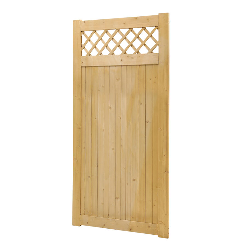 Castano Garden Wood Fence Gate, 180cm H x 90cm W x 2.3cm D