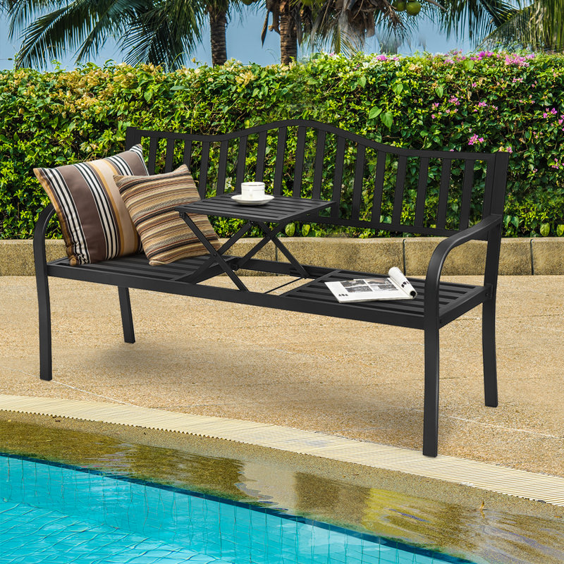Reposa Steel Outdoor Bench