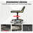 Rolling Creeper Garage Stool With 360° Wheels