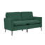 Fauteuil d'appoint en cuir vert Green Cat-2113822057