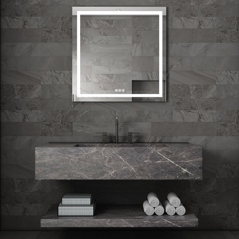 Miroir Donesia, 31,5 po x 31,5 po, Carré