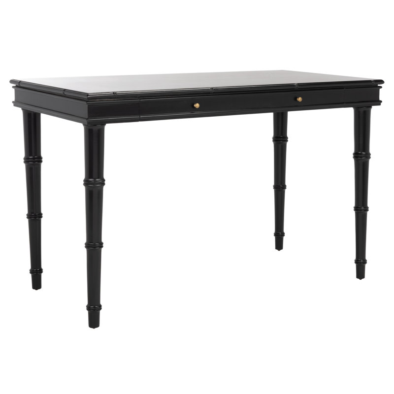 Charboneau Writing Desk, Black/Silver